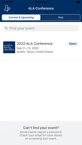 ALA Conference screenshot 1