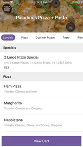 Paladino's Pizza & Pasta screenshot 3