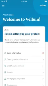 Vellum Mortgage screenshot 1