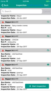 Bus Inspection Maintenance App screenshot 2