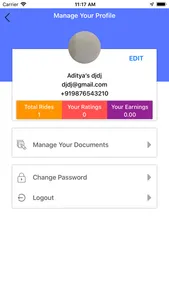 EcoRide Cab screenshot 2