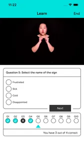 Auslan Tutor 2 screenshot 1