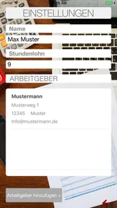 Minijob Stundenzettel screenshot 1