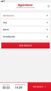 Hypertherm Cut Calculator screenshot 0