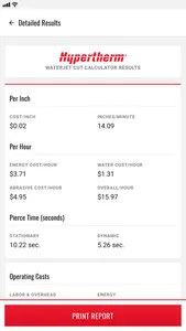 Hypertherm Cut Calculator screenshot 3