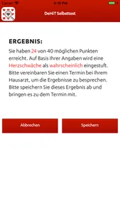 Herzschwäche Check DeHiT screenshot 2