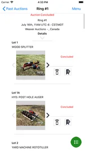 Weaver Auctions screenshot 1