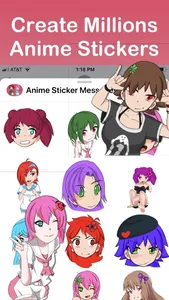 Anime Sticker Emoji Maker screenshot 0