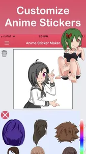 Anime Sticker Emoji Maker screenshot 2