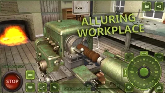 Lathe Machine 3D screenshot 0