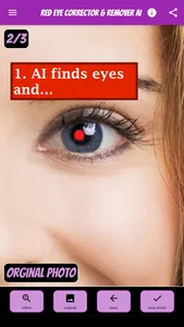 Red Eye Corrector & Remover AI screenshot 1