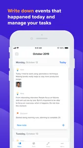 LogTime: notes, tasks, goals screenshot 0