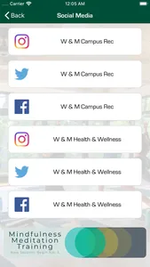 William & Mary Wellness screenshot 5