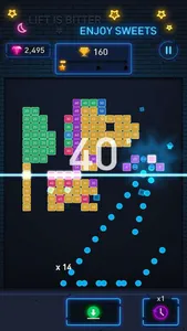 Brick Breaker: SweetMonster screenshot 5