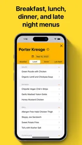 UCSC Dining - Menu screenshot 1