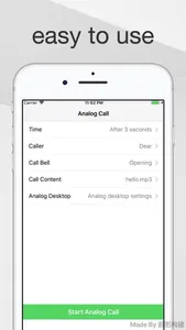 AnalogCall Pro -Prank Dial App screenshot 0