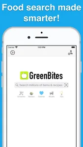 GreenBites - Smart Food Search screenshot 0