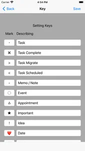 Bullet Journal screenshot 1