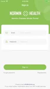 Normin disease model portal screenshot 0