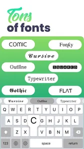 Fonts - Font & Symbol Keyboard screenshot 3