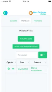 Meus Pacientes Online screenshot 2