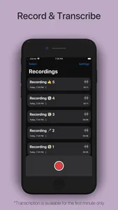 Record Me (With Transcription) screenshot 0