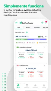 Dividendos: Ações, FIIs, BDR screenshot 0