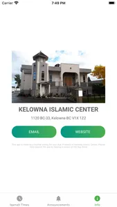 Kelowna Islamic Center screenshot 2