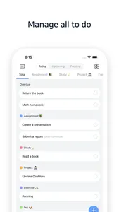 OneMore - Todo list Tasks Goal screenshot 2