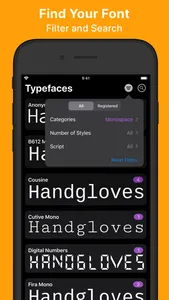 Open Face - Register Fonts screenshot 3