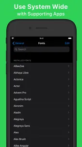 Open Face - Register Fonts screenshot 4