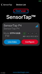 SensorTap screenshot 1