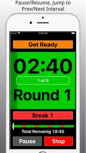 Personal Interval Timer screenshot 3