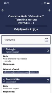eDnevnik - Mobilna aplikacija screenshot 5