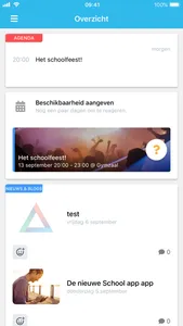 Mijn School APP screenshot 1