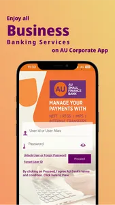 AU BANK CORPORATE screenshot 1