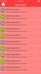 The Paleontology Quizzes screenshot 1