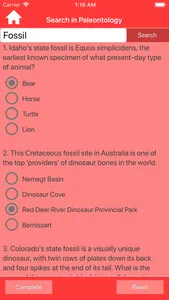 The Paleontology Quizzes screenshot 6