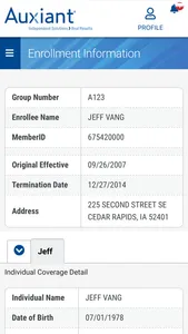 Auxiant Health screenshot 2