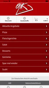 OK Pizza Lieferservice screenshot 2