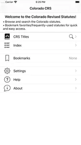 Colorado Revised Statutes 2019 screenshot 0