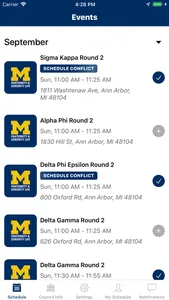 U-M Fraternity & Sorority Life screenshot 1