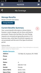 My 90 Degree Benefits screenshot 1