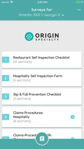 Origin Specialty Risk Mgmt App screenshot 1