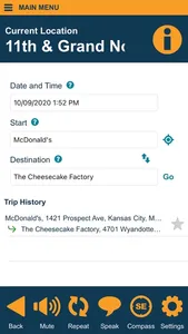 RideKC Navigator screenshot 2