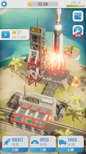 Idle Rocket Launch screenshot 1