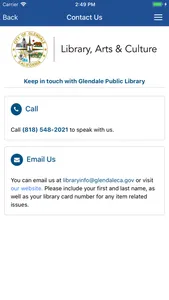 Glendale Library Arts GLAC screenshot 6