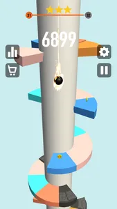 Helix Jumper Spiral Ball Games screenshot 2