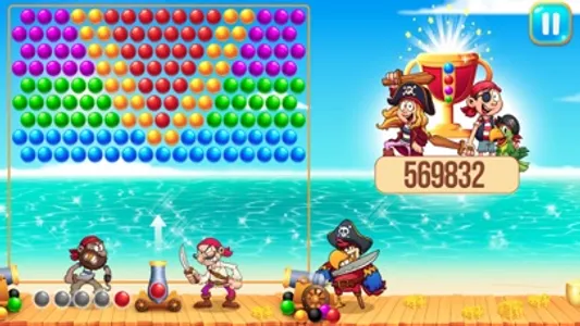 Bubble Pirate Shooter ! screenshot 0