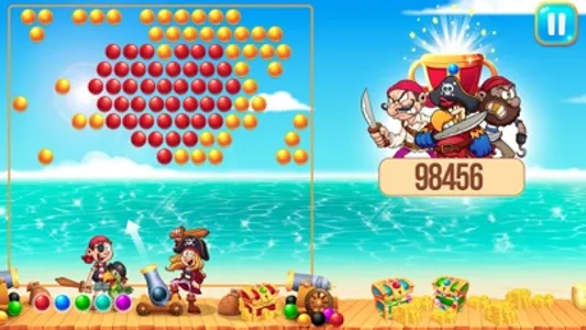 Bubble Pirate Shooter ! screenshot 1